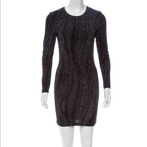 Torn by Ronny Kobo Metallic Mini Dress